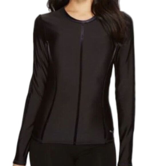 Puma Black Long Sleeve Women's Top - Picture 1 of 10